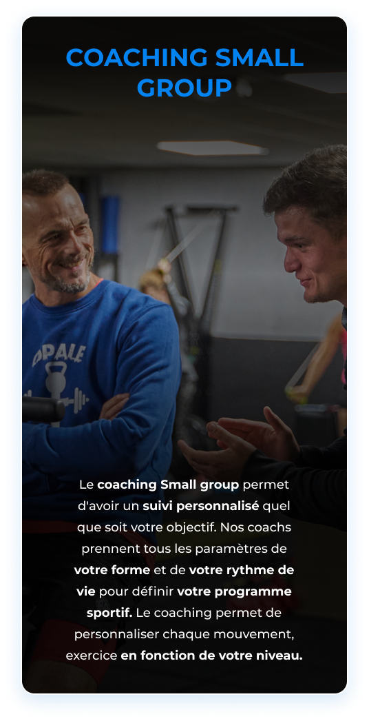 Coaching small group